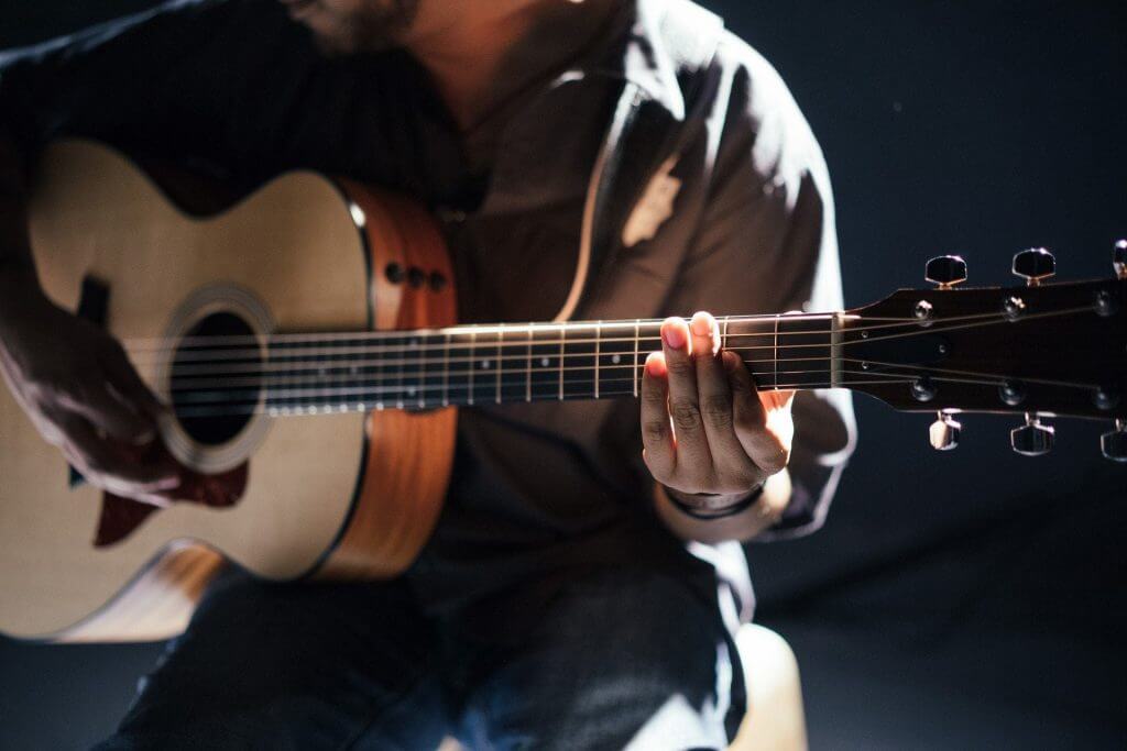 Proper guitar position