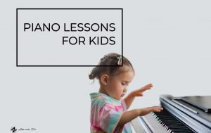 toddler playing the piano lessons